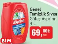 GÜLEÇ ASPRİNN GENEL TEMİZLİK SIVISI